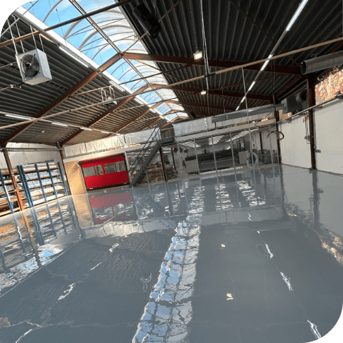 Coating vloeren industrie