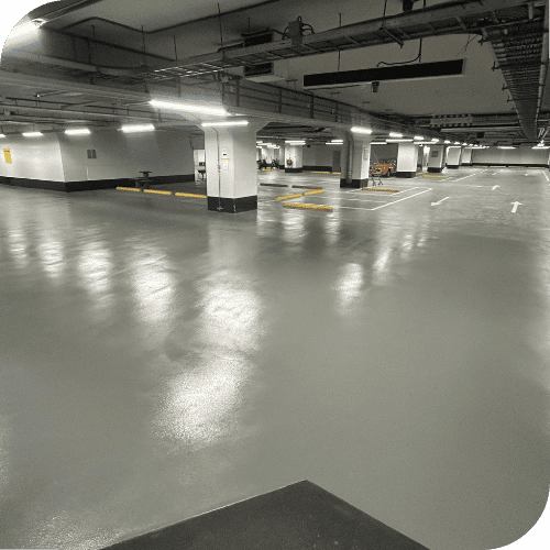 Epoxyvloer parkeergarage WIBAUT