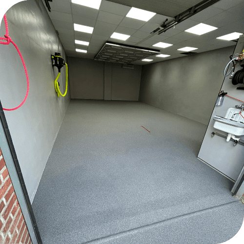 PMMA coatingvloer garage mortelvloer