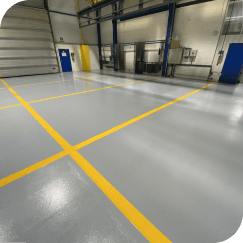 Coating vloer laten leggen garage door Malema Coatings