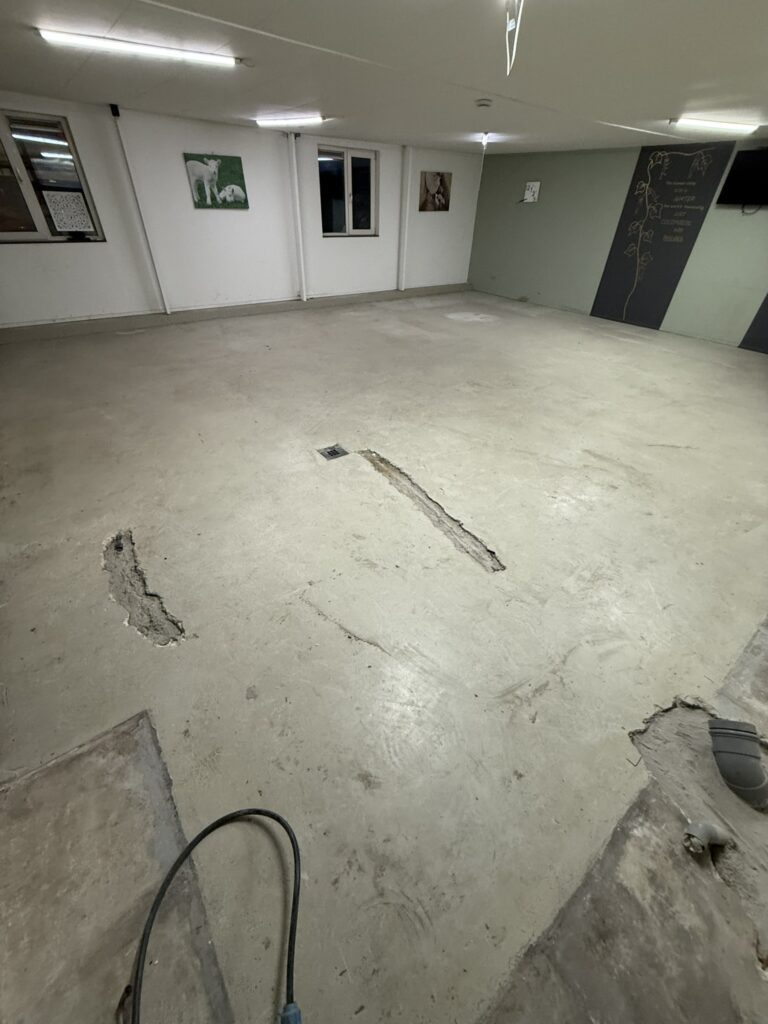 Vloer vervangen Kwekerij De Noordhoek