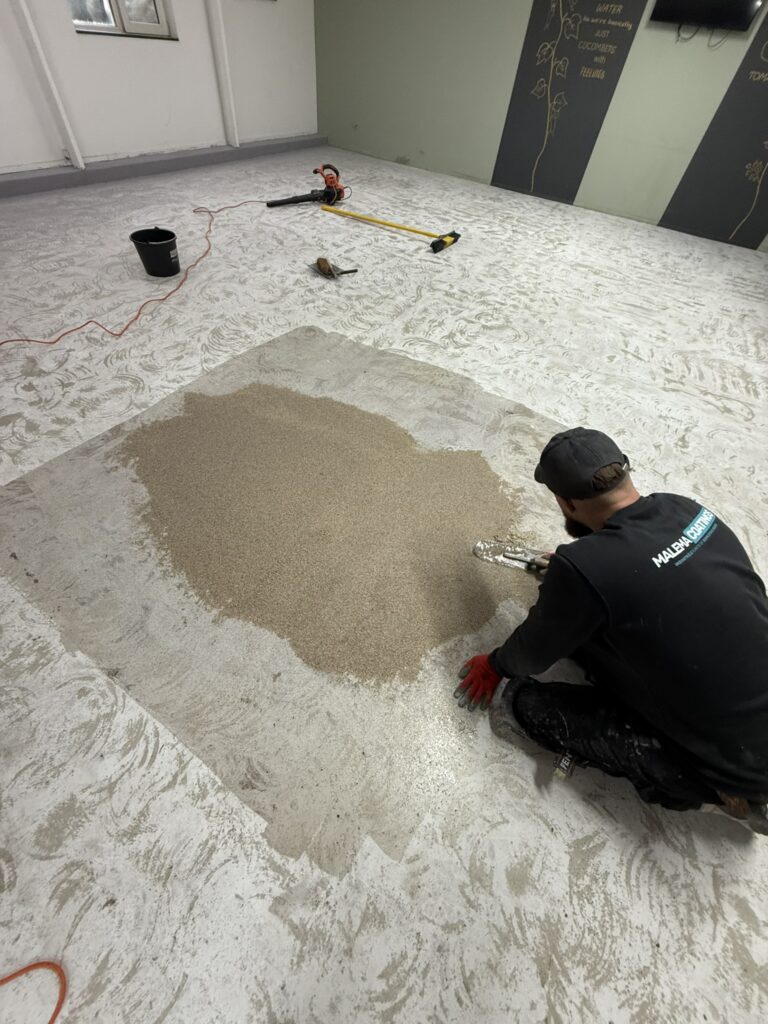 PMMA Vloer leggen De Noordhoek Kapelle